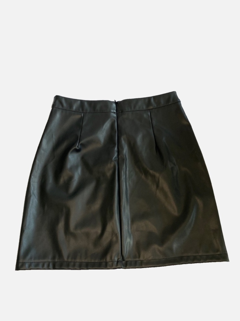 Cupshe Black Faux Leather Mini Skirt - Picture 3 of 8